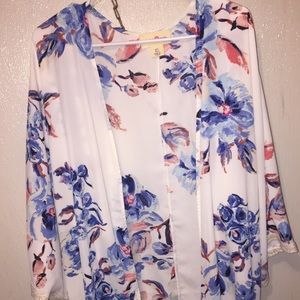 Floral kimono